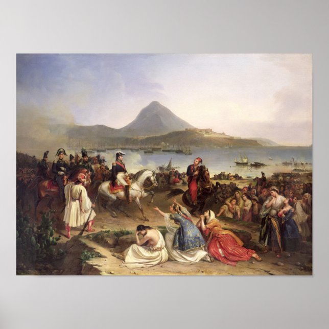 Meeting Between General Nicolas Joseph Maison Poster (Front)