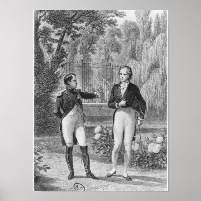 Meeting Between Napoleon I  and Benjamin Poster (Front)