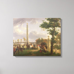 Meeting between Napoleon I and Pope Canvas Print
