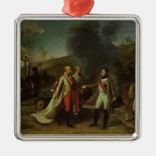 Meeting between Napoleon I & Francis I Metal Tree Decoration