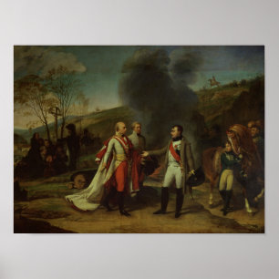 Meeting between Napoleon I & Francis I Poster
