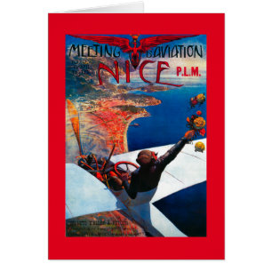 Meeting D' Aviation in Nice, France Poster