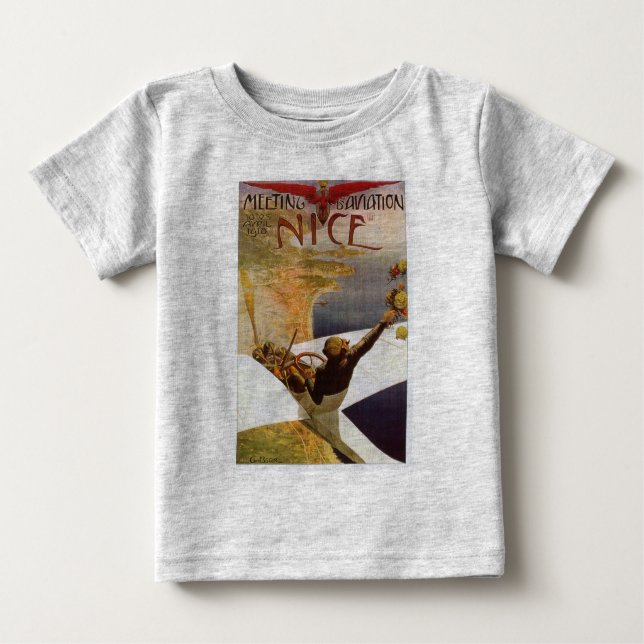 Meeting d'Aviation de Nice Baby T-Shirt (Front)