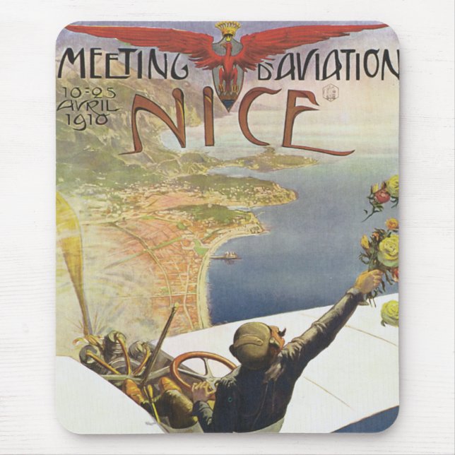 Meeting d'Aviation Nice Mouse Pad (Front)