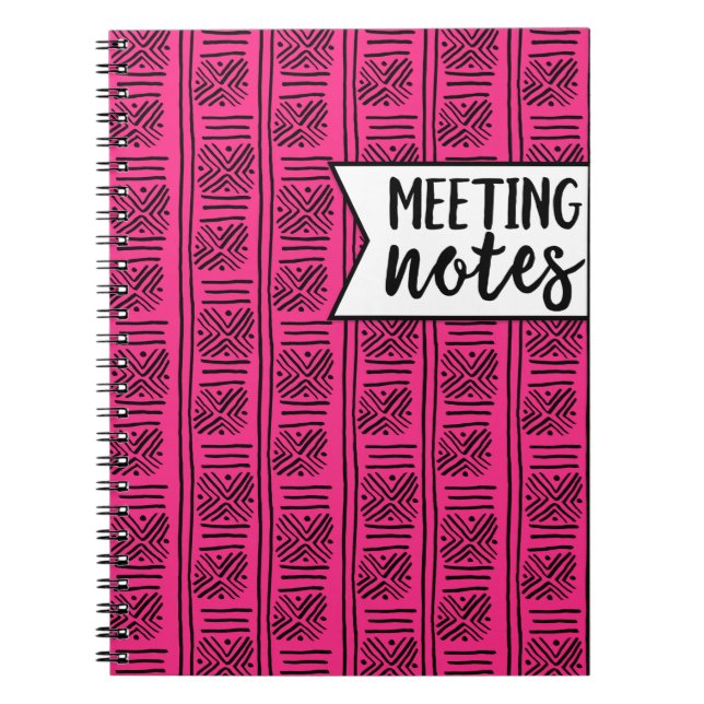 Meeting Notes Notebook for Teachers (Front)