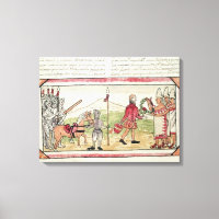 Meeting of Hernando Cortes  and Montezuma