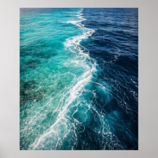 Meeting of Two Contrasting Seas Poster