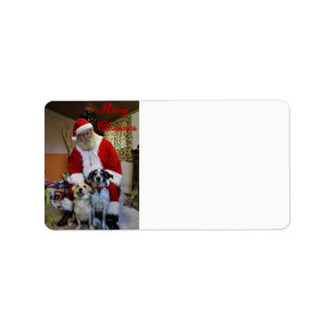 Meeting Santa Label