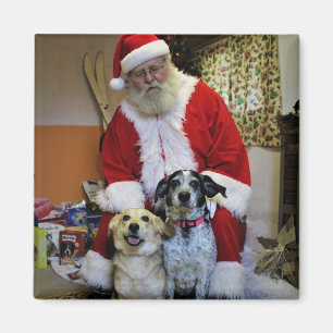 Meeting Santa Magnet
