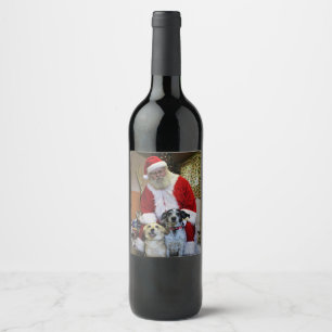 Meeting Santa Wine Label