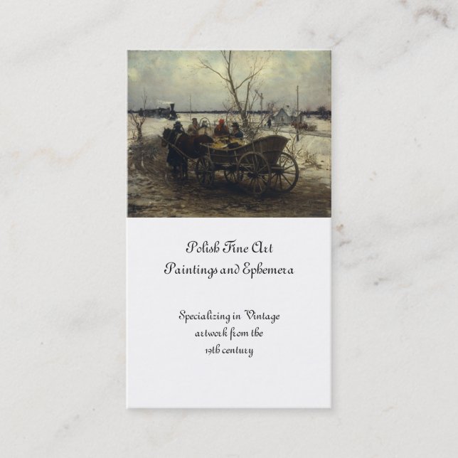 Meeting the Train Business Card (Front)