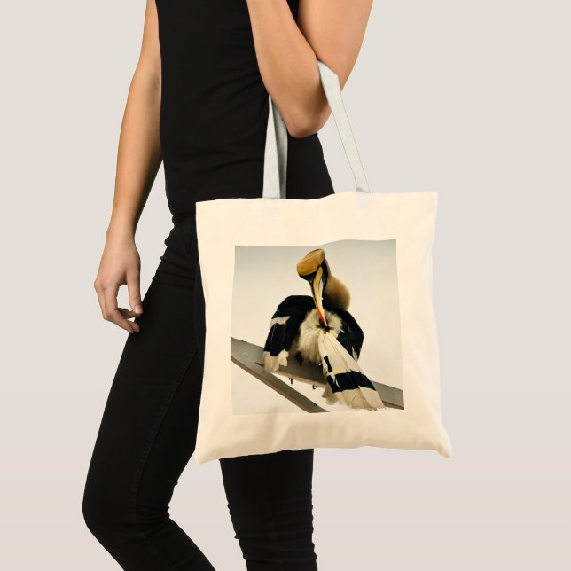 Meeting with the Great Hornbill:Icon of Phnom Penh Tote Bag (Front (Product))