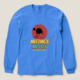 Meetings Messes And Miracles Working Mom Tri-Blend Shirt