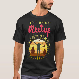 Meetup Group Organiser Medallion Great Organiser T T-Shirt