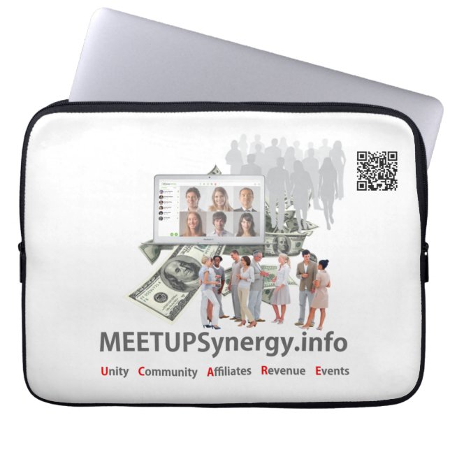 MEETUPSynergy - Laptop Sleeve 13" (Front)