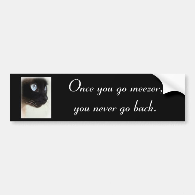 Meezer Bumper Sticker (Front)