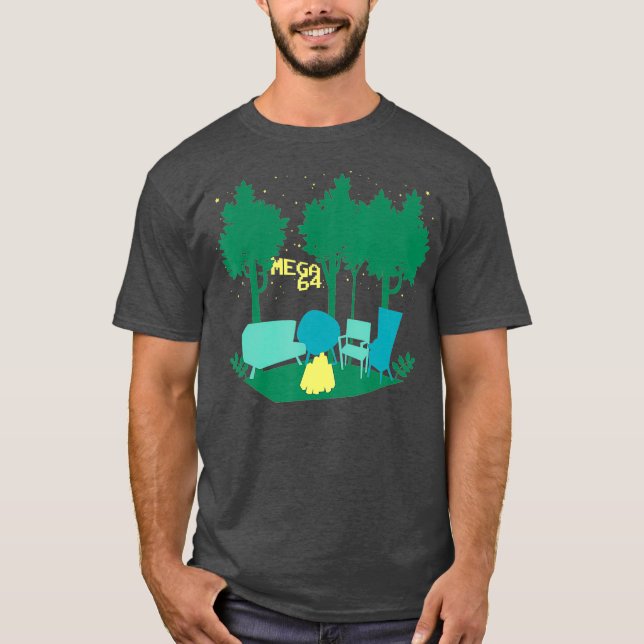 Mega64 Campfire T-Shirt (Front)