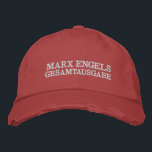 MEGA-cap DI3TZCOVTVRE Embroidered Hat<br><div class="desc">ja pun mega funny - MEGA understood about MAGA and this lol rofl palve</div>