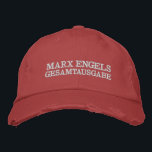 MEGA-cap DI3TZCOVTVRE Embroidered Hat<br><div class="desc">ja pun mega funny - MEGA understood about MAGA and this lol rofl palve</div>