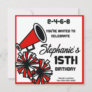 Mega Cheer Invitation: #5 Invitation