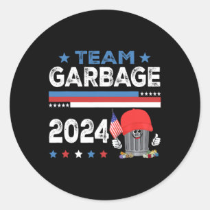 Mega Garbage Proud Trump Supporter 1 Classic Round Sticker