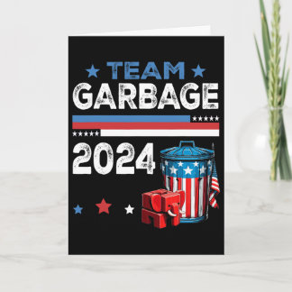 Mega Garbage Proud Trump Supporter 2  Card