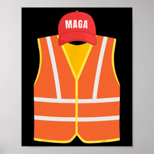 Mega Garge Collector Vest For Trump Election Day Poster