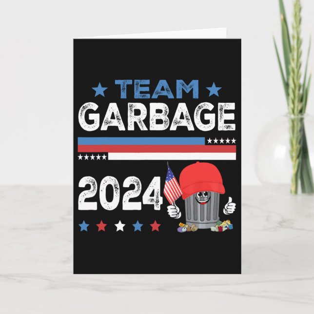 Mega Garge Proud Trump Supporter 1  Card (Front)