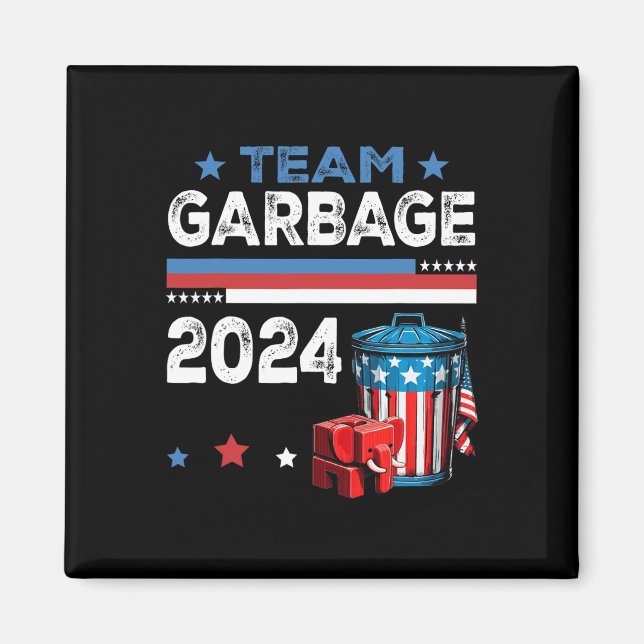 Mega Garge Proud Trump Supporter 2  Magnet (Front)