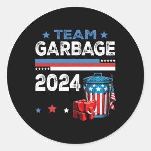 Mega Garge Proud Trump Supporter  Classic Round Sticker