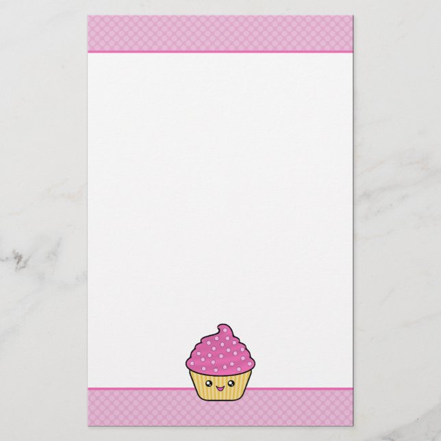 Mega Kawaii Cupcake Stationery (Front)