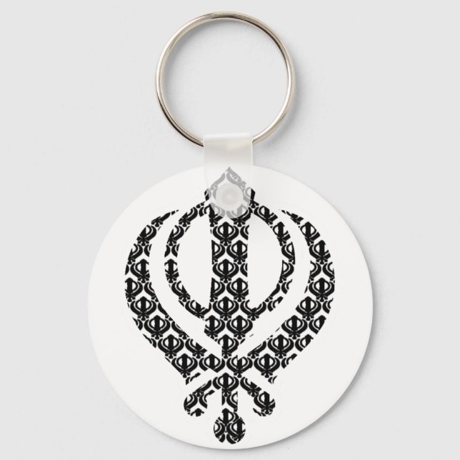 Mega Khanda Key Ring (Front)