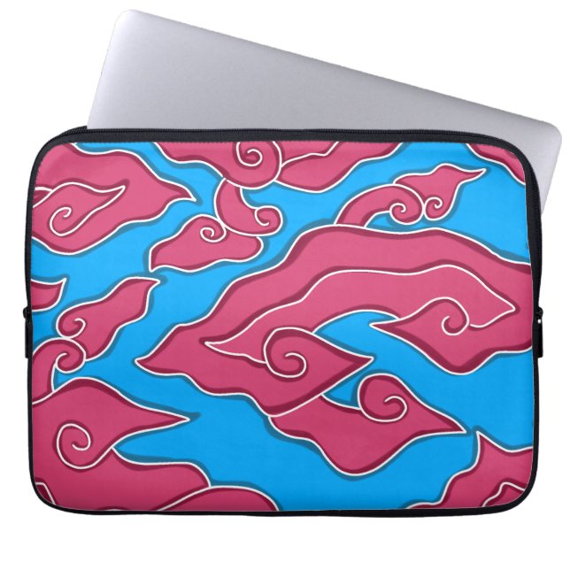 Mega Mendung Laptop Case (Front)