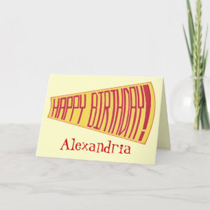 Mega Phone Happy Birthday Greeting Cards