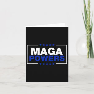 Mega Powers Funny Patriotic Trump President 47 Usa Card