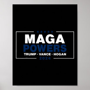 Mega Powers Trump Vance Hogan 2  Poster