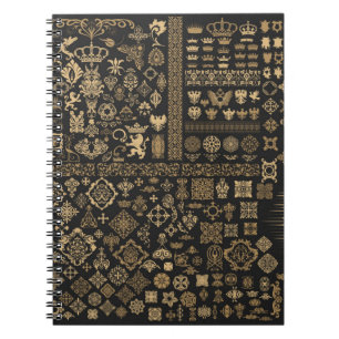Mega set of baroque elements notebook