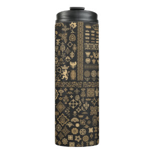 Mega set of baroque elements thermal tumbler