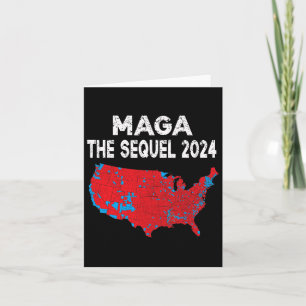 Mega The Sequel President Trump 2024 Electoral Map Card