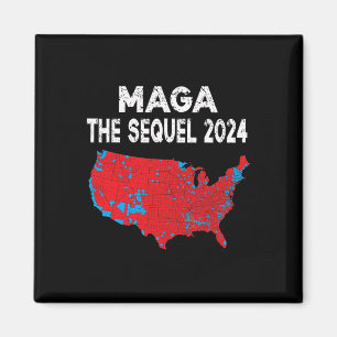 Mega The Sequel President Trump 2024 Electoral Map Magnet