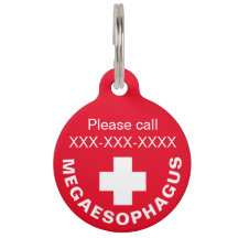 Megaesophagus Medical ID Tag