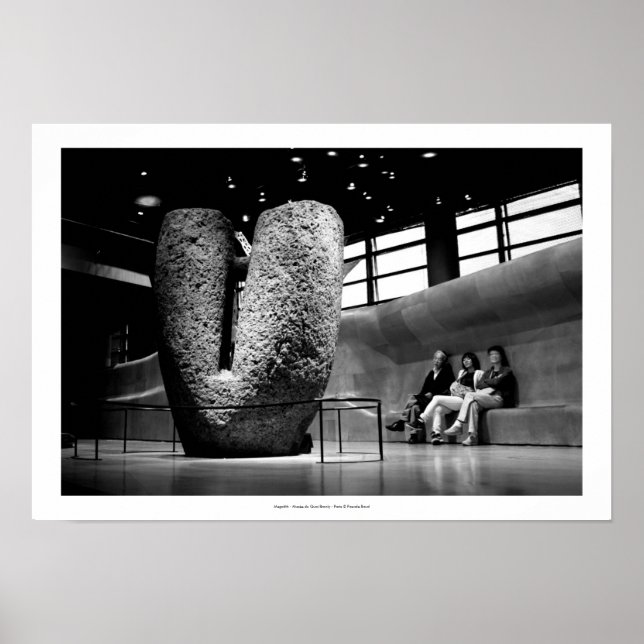Megalith Musee du Quai Branly Paris Poster (Front)