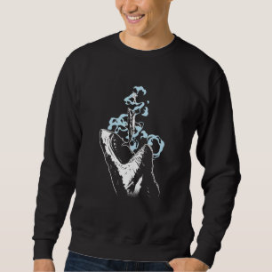 Megalodon Great White Shark Diver Meg Shark Sweatshirt
