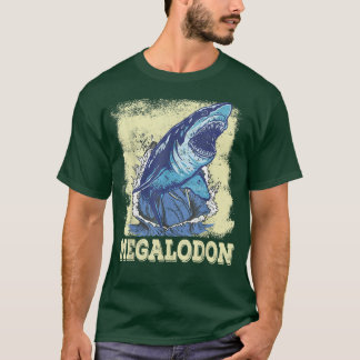 Megalodon Great White Shark  T-Shirt