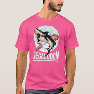 Megalodon I White Shark I MEG I Prehistoric Fish I T-Shirt
