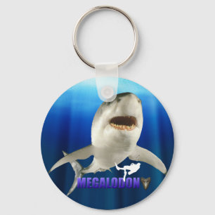 Megalodon Keychain