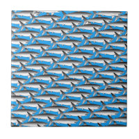 Megalodon Pattern in Blue