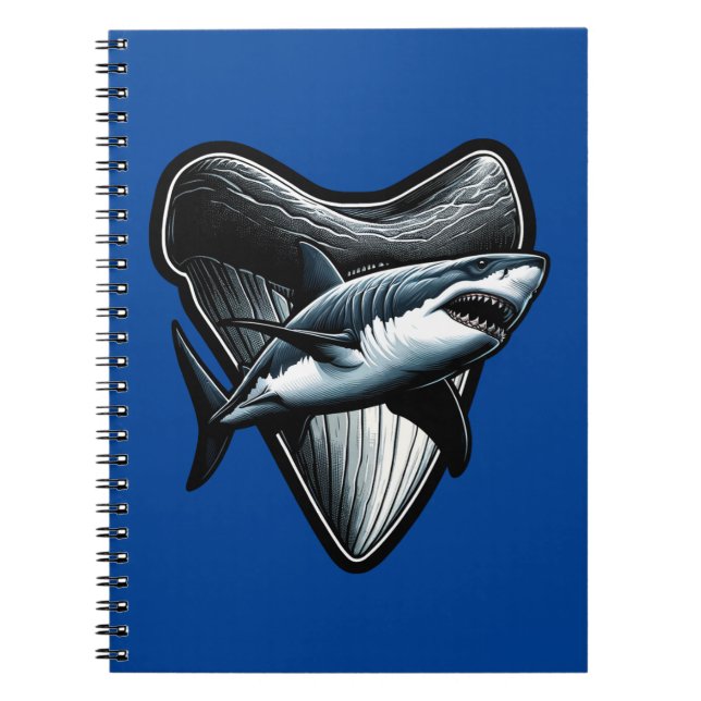 Megalodon Tooth Notebook (Front)