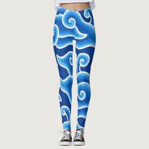 Megamendung-Batik-Pattern-  Zazzle_Growshop. Leggings