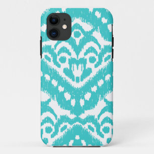 Megan Adams Zig Zag Ikat- Turquoise Case-Mate iPhone Case